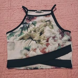 Floral crop top